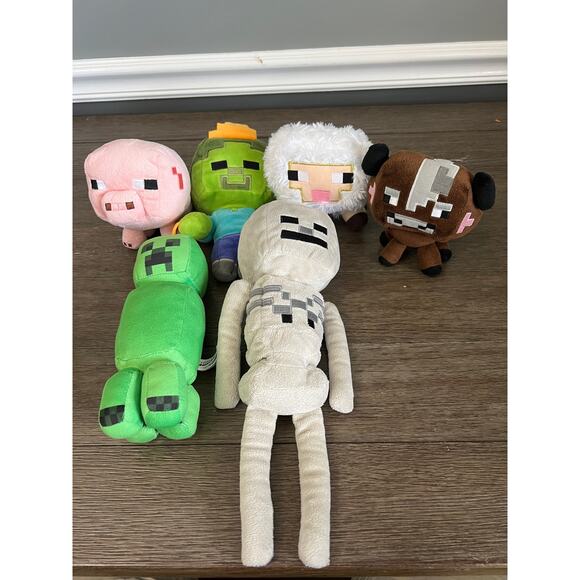 Minecraft Bundle Set of 6 Plush Set - Picture 2 of 8